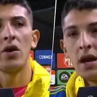 Leandro Brey habló de su partidazo con Boca y le agradeció a Chiquito Romero y Javi García: ＂Me dan confianza＂