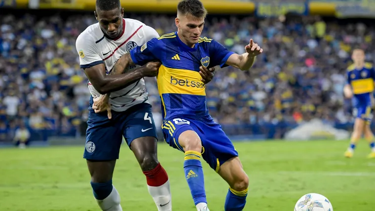 Kevin Zenón, protagonista en el segundo gol de Boca.