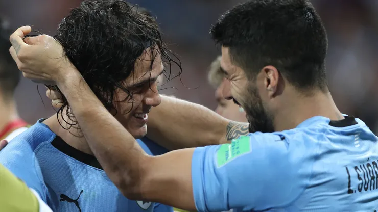 Luis Suárez le dejó una emotiva carta a Edinson Cavani.