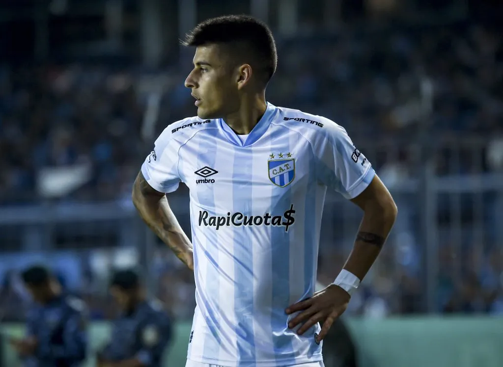 Joaquín Pereyra, en Atlético Tucumán. Es el gran objetivo.