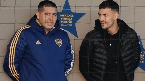 Paredes charlando con Riquelme. Foto: Prensa CABJ