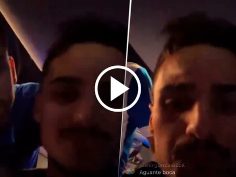 VIDEO | Un jugador del Porto tomó el celular de Alan Varela y habló con los hinchas de Boca