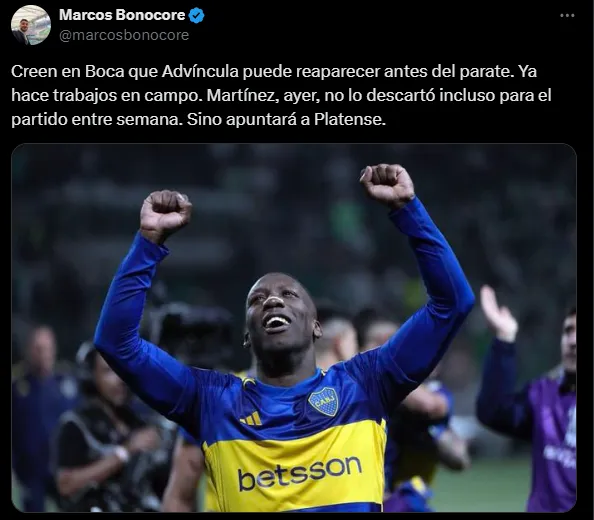 Advíncula podría jugar vs. Nacional Potosí. (Captura)