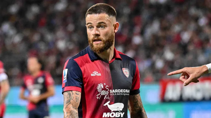 Nahitan Nandez, en Cagliari.