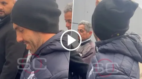 La reacción de Tevez al pedido de un hincha de Boca.