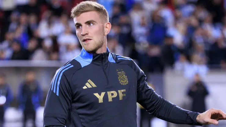 Nicolás Valentini, en la Selección Argentina.