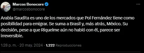 Pol podría irse al fútbol árabe.