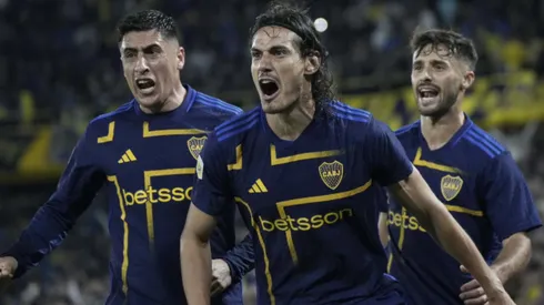 Merentiel, Cavani y Saracchi, los tres uruguayos de Boca.