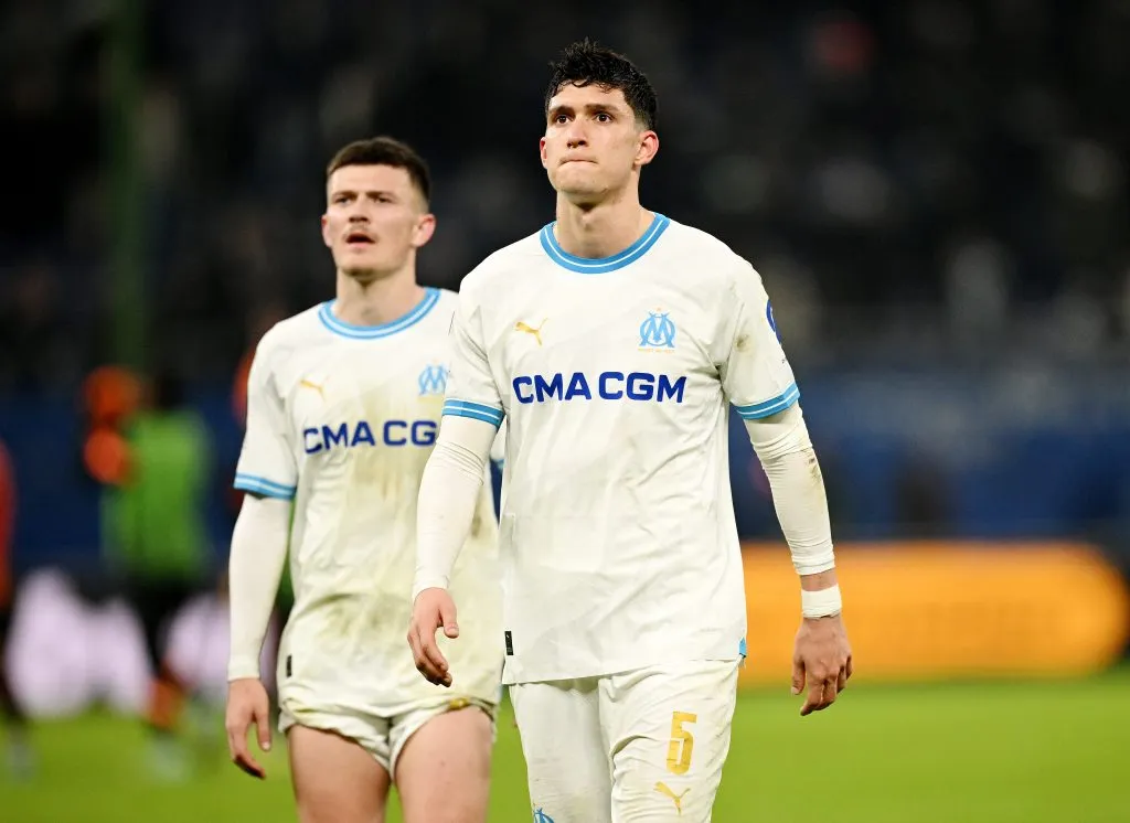 Leonardo Balerdi en Olympique de Marsella (Getty Images)
