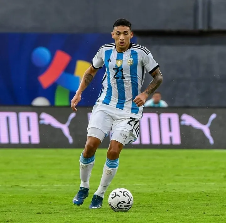 Equi Fernández en la Selección Argentina.