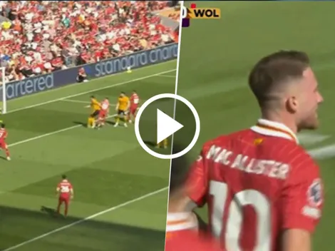 VIDEO | De cabeza: el golazo de Mac Allister en la victoria del Liverpool