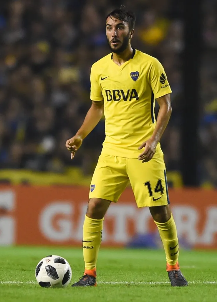 Sebastián Pérez en Boca (Getty Images)