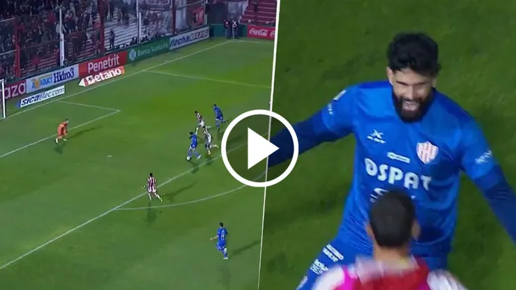 El golazo de Orsini en el empate entre Unión e Instituto.