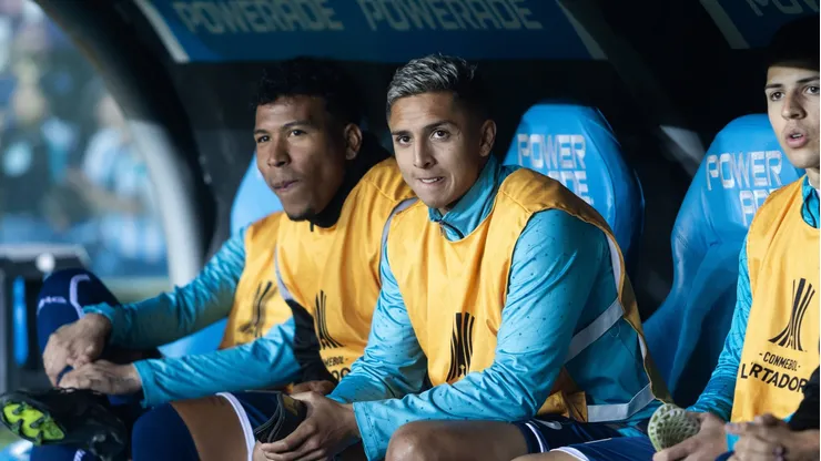 Racing Club v Boca Juniors - Copa CONMEBOL Libertadores 2023 Racing Club s Agustin Almendra sits on the substitutes bench before a Copa CONMEBOL Libertadores 2023 Quarter-final second leg match between Racing Club and Boca Juniors at Presidente Peron stadium in Buenos Aires, Argentina August 30, 2023. Buenos Aires Argentina PUBLICATIONxNOTxINxFRA Copyright: xMatiasxBagliettox originalFilename:baglietto-notitle230830_npGLO.jpg