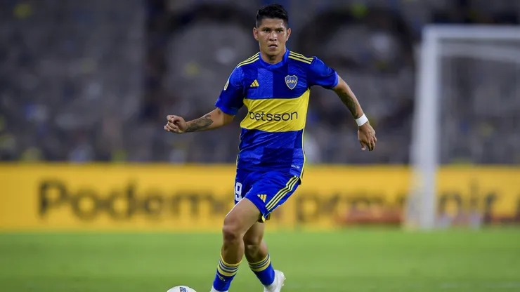 Campuzano jugando en La Bombonera. Foto: Getty