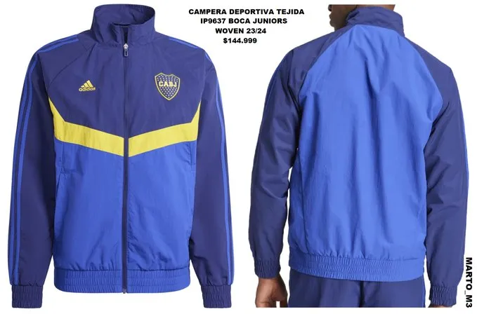 La nueva campera de Boca. Foto: Marto M3