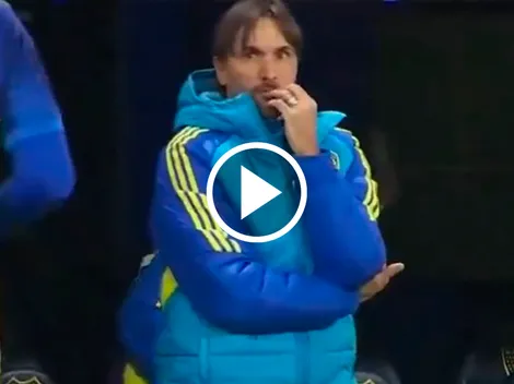 VIDEO | Diego Martínez le reclamó a Cristian Lema después del gol de Fortaleza: "¡¿Para qué?!"