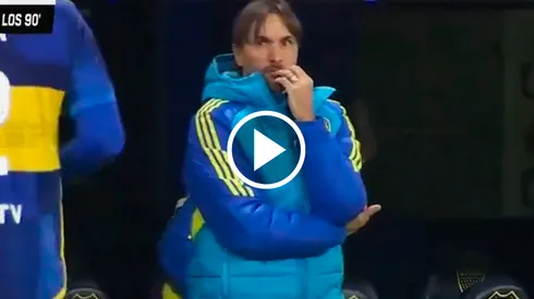 El DT, enojado con el central del Xeneize.