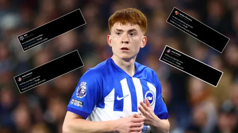 El elogio de los hinchas de Brighton para Barco tras su partido contra Chelsea