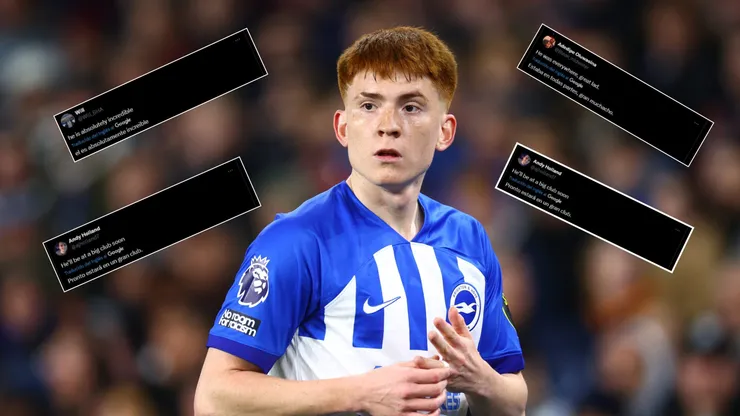 El elogio de los hinchas de Brighton para Barco tras su partido contra Chelsea