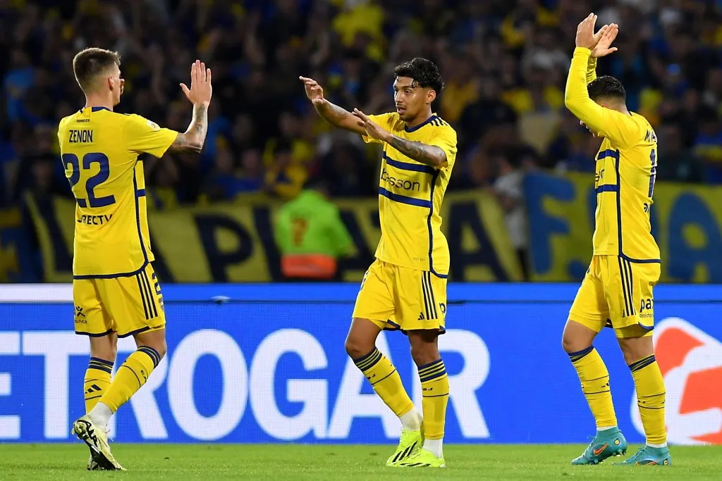 Zenón y Medina en Boca Juniors (Getty Images)