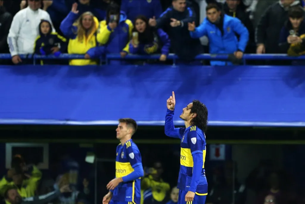 El gol de Cavani. (Getty)