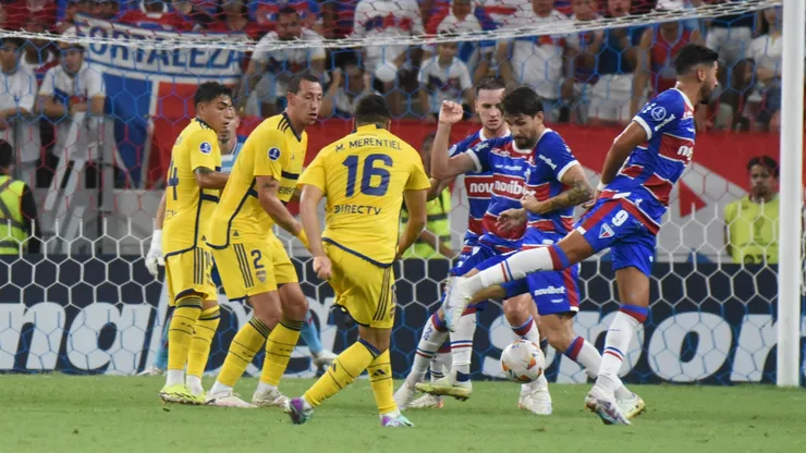 Boca vs. Fortaleza por la Copa Sudamericana.
