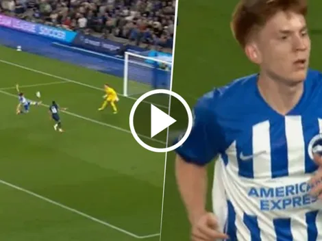 VIDEO | La espectacular salvada del Colo Barco para evitar el gol del Chelsea a Brighton
