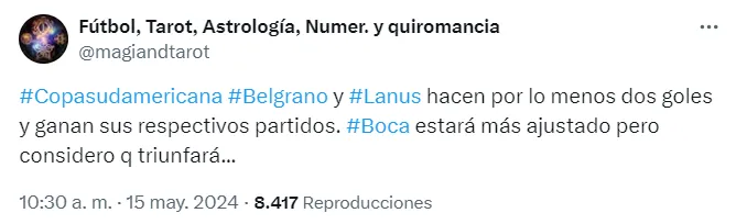 Otro de los pronósticos astrológicos.