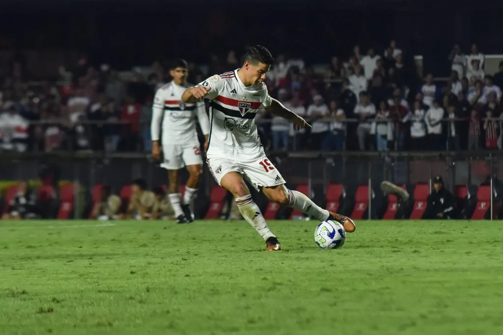 James, sin rodaje en San Pablo. Foto: Imago