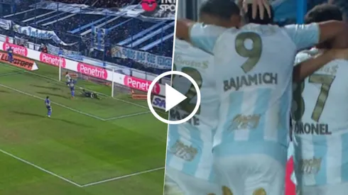 El gol de Atlético Tucumán.
