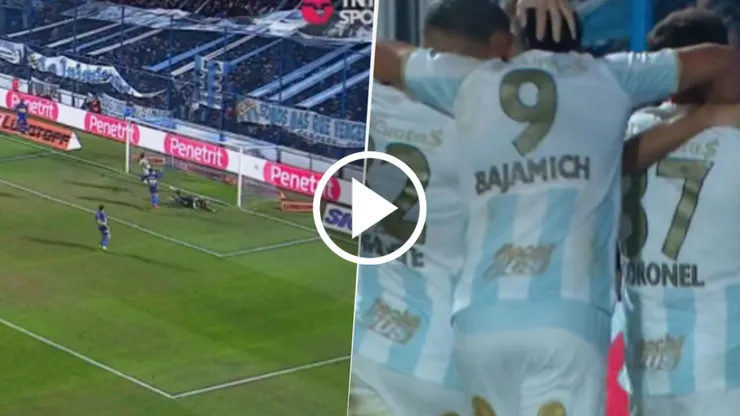 El gol de Atlético Tucumán.
