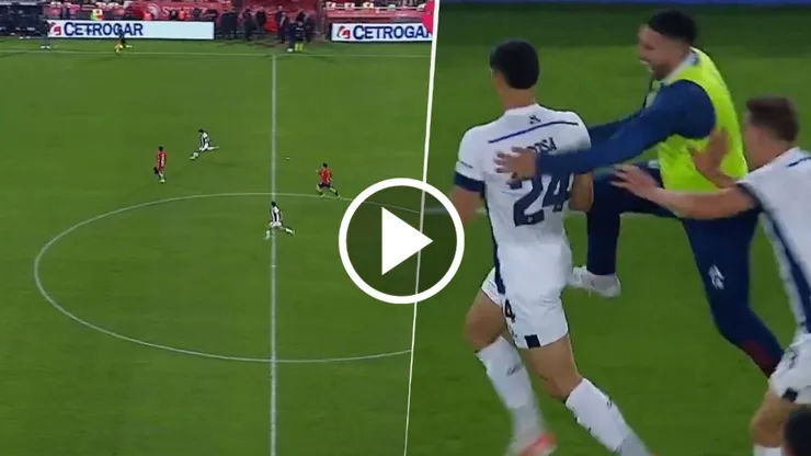 El golazo de Sosa en el inicio de la Liga Profesional.