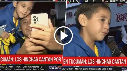 El gran gesto de Merentiel con un pequeño fanático de Boca.