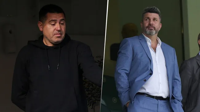 Se viene la charla entre Bragarnik y Riquelme. (Getty//IMAGO)