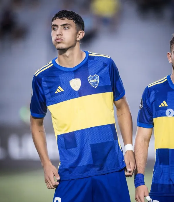 Mateo Mendia en Boca. (Instagram)