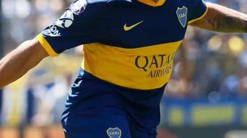 Eduardo Salvio, en Boca.