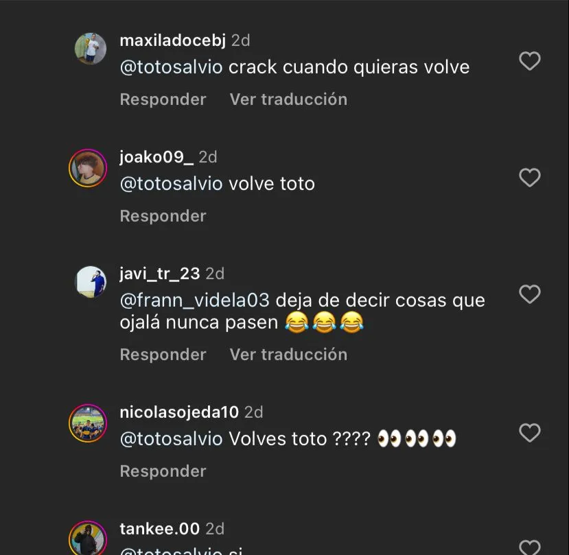 Los hinchas de Boca pidieron a Salvio