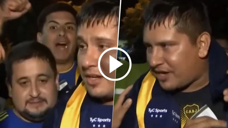 El emotivo gesto de un hincha de River.
