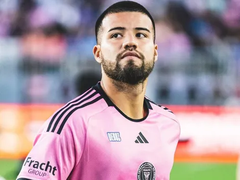 Weigandt se sorprendió en Inter Miami: entre tantos mensajes para Messi, hubo un cartel especial para él