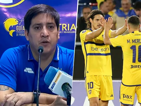 La aclaración del DT de Trinidense tras su pelea con Cavani y Merentiel