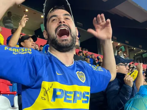 La historia del hincha de Boca que se hizo viral por su increíble festejo en el gol de Cavani