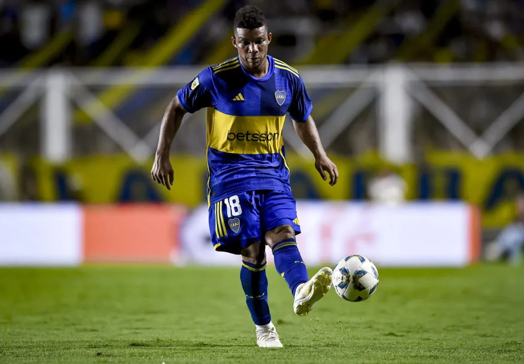 Frank Fabra en Boca. (Getty)