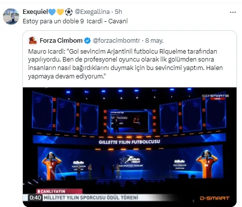 la reacción de los hinchas de boca a la declaración de Icardi.