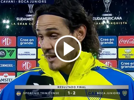 Cavani habló de su golazo de tiro libre y contó cómo se tomó la convocatoria a la selección de Uruguay