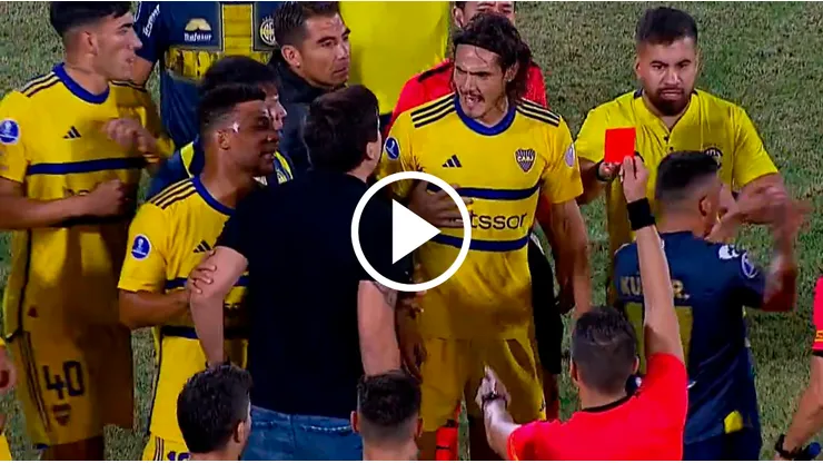 Hubo bronca en Trinidense tras el triunfo de Boca.