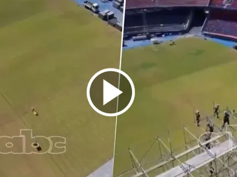 VIDEO | Atento, Boca: las pésimas condiciones del campo de juego donde se jugará el partido ante Sportivo Trinidense