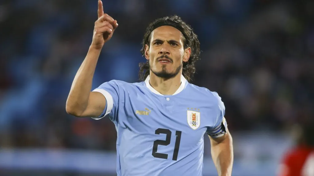 Edinson Cavani en la Selección de Uruguay