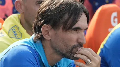 El equipo de Diego Martínez contra Sportivo Trinidense.