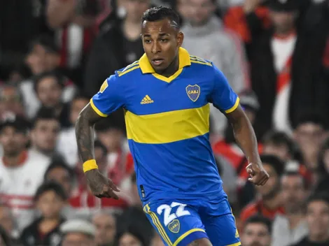 Sebastián Villa se encontró con otro exBoca en Europa: "Un placer"